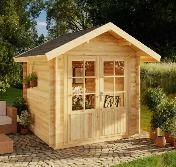 Abri de Jardin en Bois 5m² Palma – Toit Double Pente