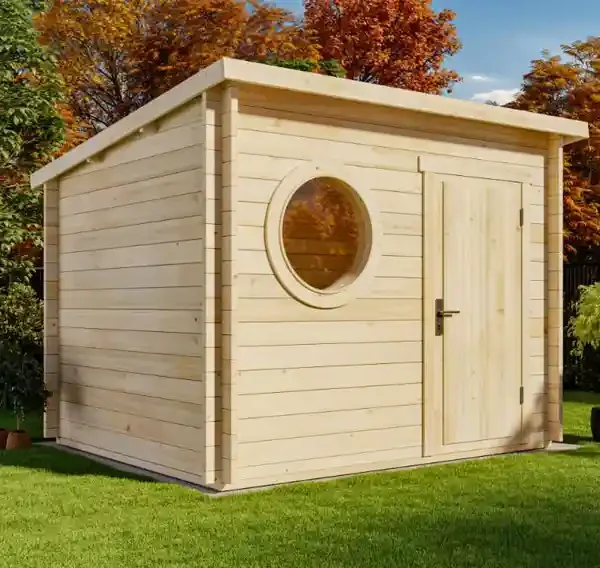 Abri de Jardin en Bois 5m² Maria-Rondo 44 A – Design Arrondi