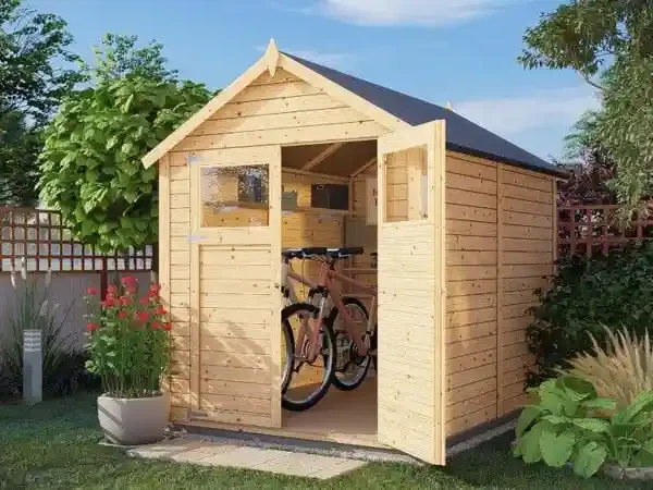 Abri de Jardin en Bois 5m² Alisha – Compacte, Rangement Pratique